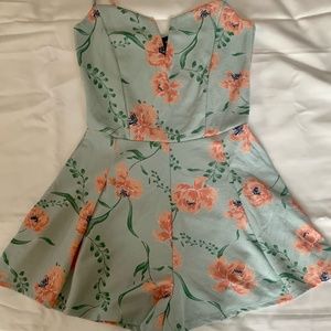Juniors Floral Romper